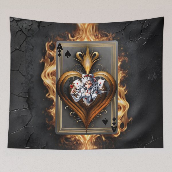 Item preview, Women of heart card in flames. designed and sold by nicky2342.