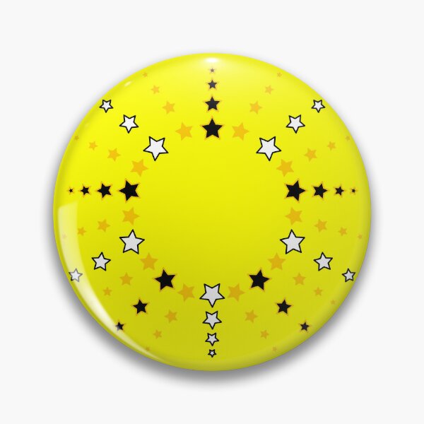 Item preview, Star Pattern in Sun Shape black white orange designed and sold by HoppRock.