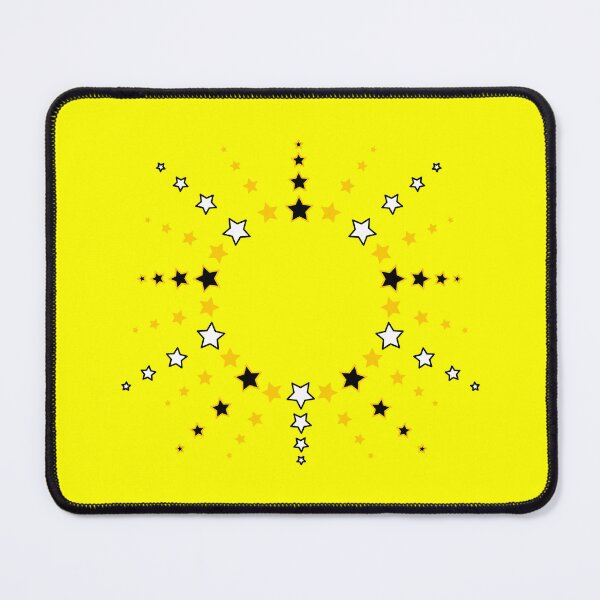 Item preview, Star Pattern in Sun Shape black white orange designed and sold by HoppRock.