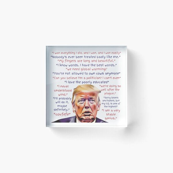 Item preview, Ridiculous Real Quotes by Former President Donald Trump designed and sold by rosaliemillen.