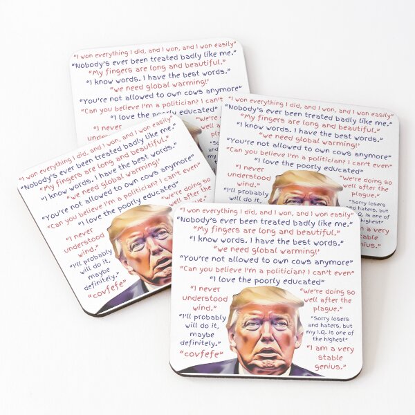 Item preview, Ridiculous Real Quotes by Former President Donald Trump designed and sold by rosaliemillen.