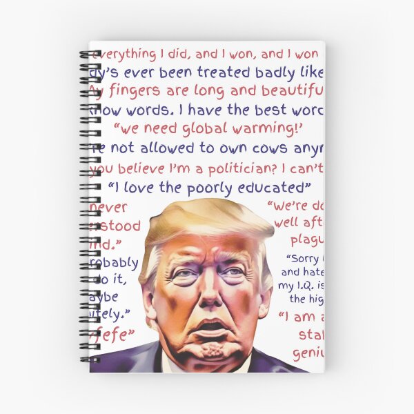 Item preview, Ridiculous Real Quotes by Former President Donald Trump designed and sold by rosaliemillen.