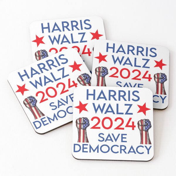 Item preview, Harris Walz 2024 Save Democracy designed and sold by kripalsutariya.
