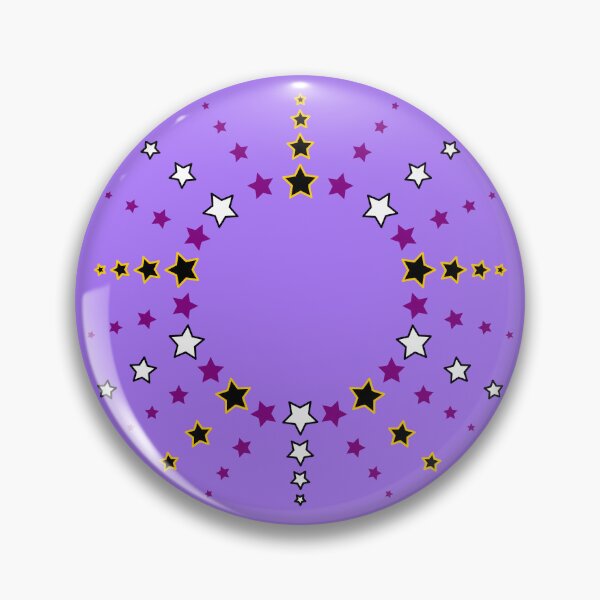 Item preview, Star Pattern in Sun Shape black white purple orange designed and sold by HoppRock.