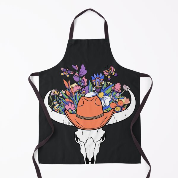 Item preview, longhorn & Wildflowers graphic for women, Boho, Western designed and sold by rtlabdo.