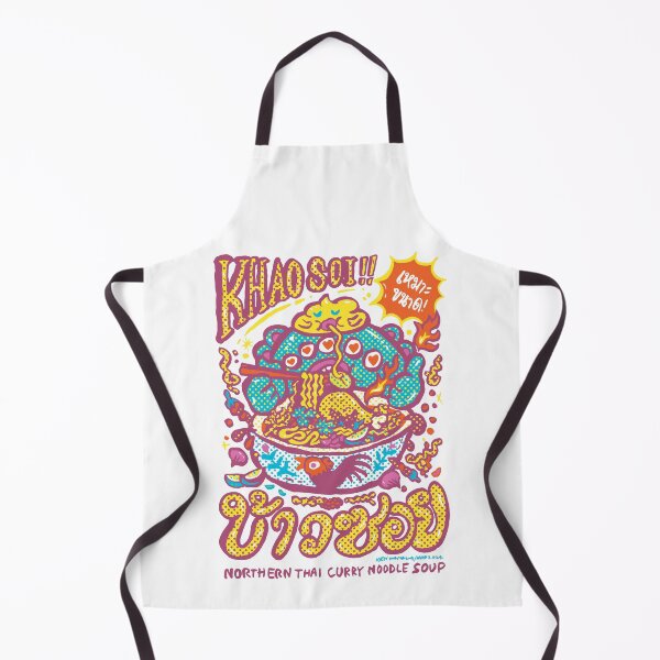 Item preview, Khao Soi, Northern thai curry noodle soup, pastel version designed and sold by Ken Hamala.