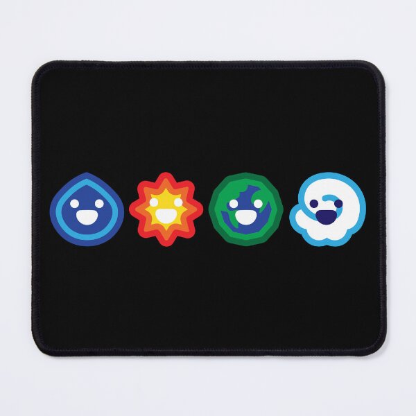 Item preview, Adorable Elements - Cute Faces on Water, Fire, Earth, and Air Icons designed and sold by Carsondood.