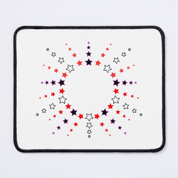Item preview, Star Pattern in Sun Shape black white red pink designed and sold by HoppRock.