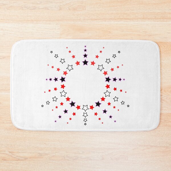 Item preview, Star Pattern in Sun Shape black white red pink designed and sold by HoppRock.