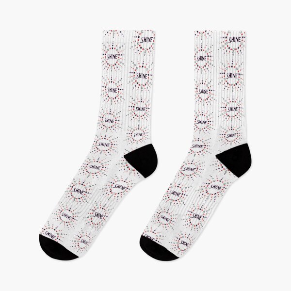 Item preview, Star Pattern in Sun Shape black white red pink SHINE  designed and sold by HoppRock.