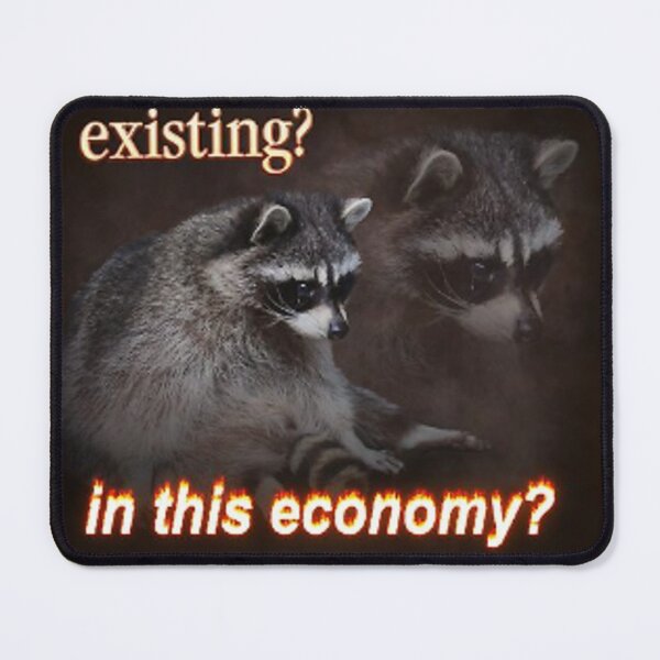 Item preview, Depressed Raccoon obsessing over life's problems designed and sold by 8576309.