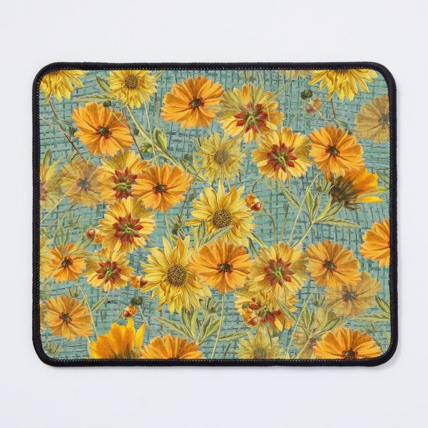 Item preview, Sunflowers Garden - Mint Green  designed and sold by Asmaa Abdul-Azim.