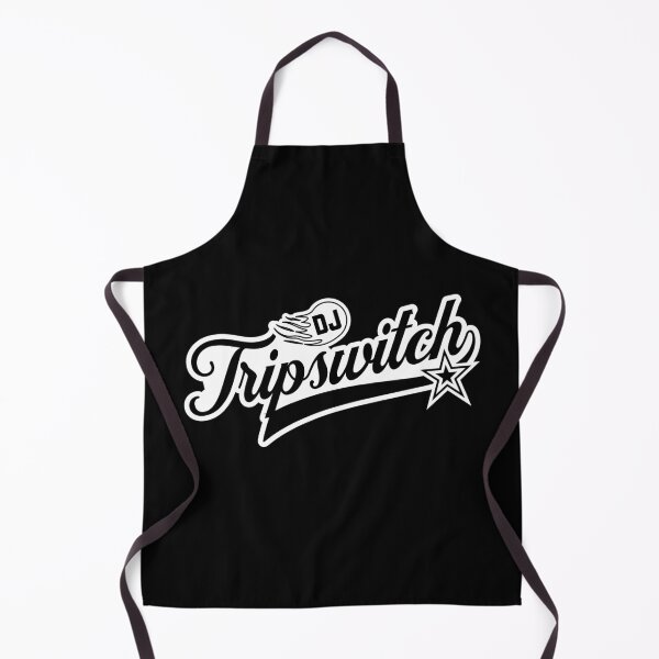 Item preview, DJ TRIPSWITCH - Logo (white/border) designed and sold by Discothreadz.