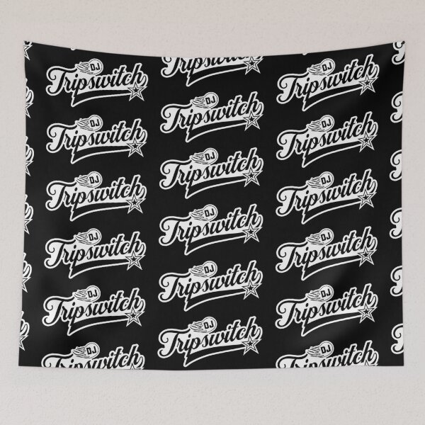 Item preview, DJ TRIPSWITCH  - Logo (white/border)  designed and sold by Discothreadz.