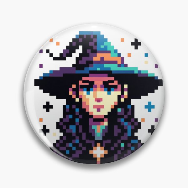 Item preview, Pixelated Video Game Witch designed and sold by JesNoh.