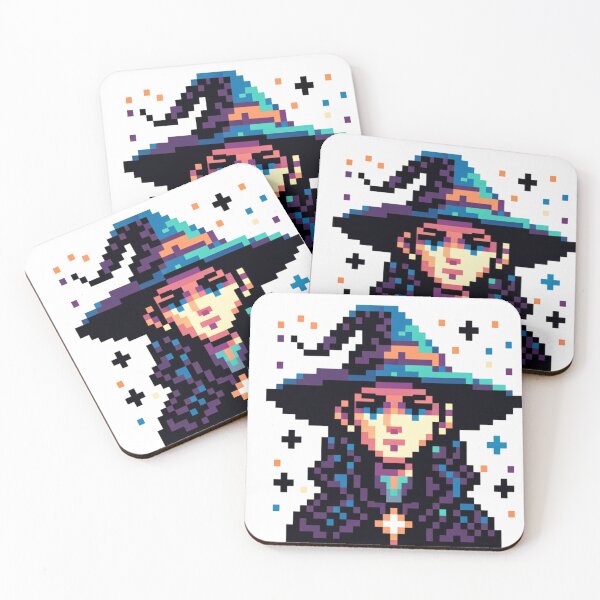 Item preview, Pixelated Video Game Witch designed and sold by JesNoh.