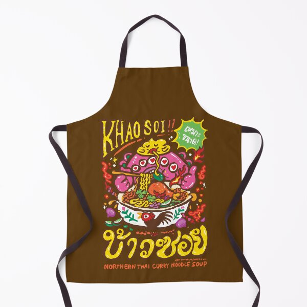 Item preview, Khao Soi, Northern thai curry noodle soup, brown version designed and sold by Ken Hamala.
