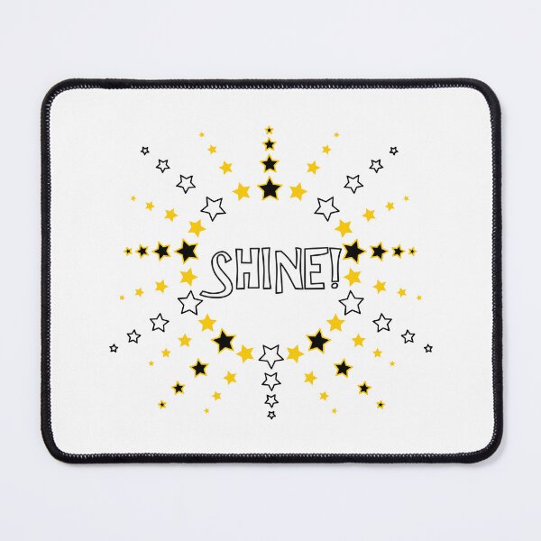 Item preview, Star Pattern in Sun Shape black white orange SHINE designed and sold by HoppRock.