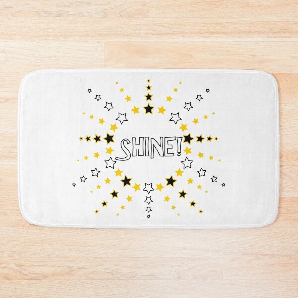 Item preview, Star Pattern in Sun Shape black white orange SHINE designed and sold by HoppRock.