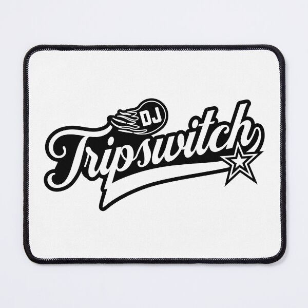 Item preview, DJ TRIPSWITCH - logo (black/border) designed and sold by Discothreadz.