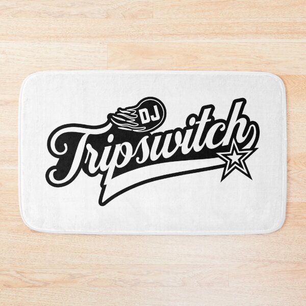Item preview, DJ TRIPSWITCH - logo (black/border)  designed and sold by Discothreadz.