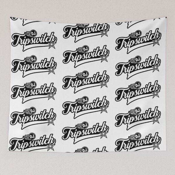 Item preview, DJ TRIPSWITCH - logo (black/border)  designed and sold by Discothreadz.
