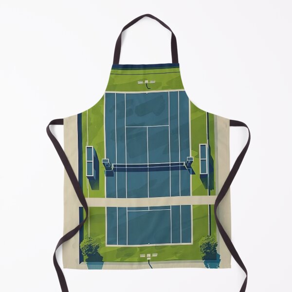Item preview, Tennis Courts with Greenery Surrounding designed and sold by Leezimmer.