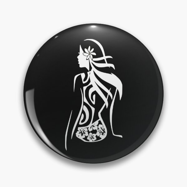 Item preview, VIRGO - Zodiac (white - Polynesian style) designed and sold by Nesian-Tahiti.