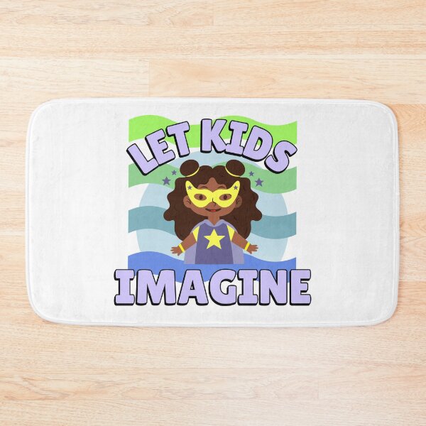 Item preview, Let Kids Imagine - Girl Superhero Child. Cute Teacher Shirt Design designed and sold by Mirandaforeva.