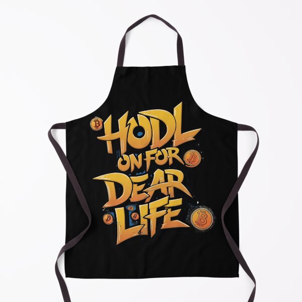 Item preview, HODL on for Dear Life Bitcoin Rise designed and sold by RadDeck.