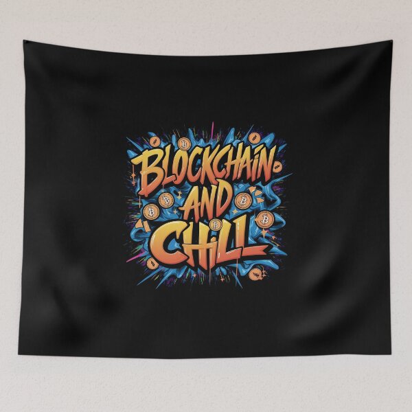 Item preview, Blockchain And Chill Bitcoin Nova designed and sold by RadDeck.