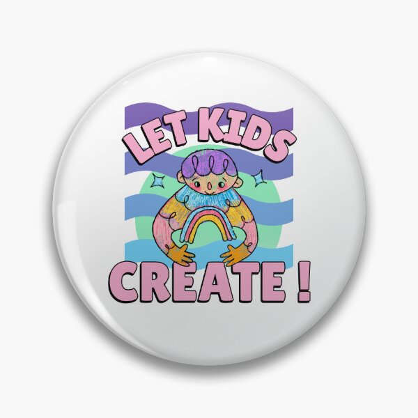 Item preview, Let Kids Create! Child Drawing. Cute Art Teacher Shirt Design designed and sold by Mirandaforeva.