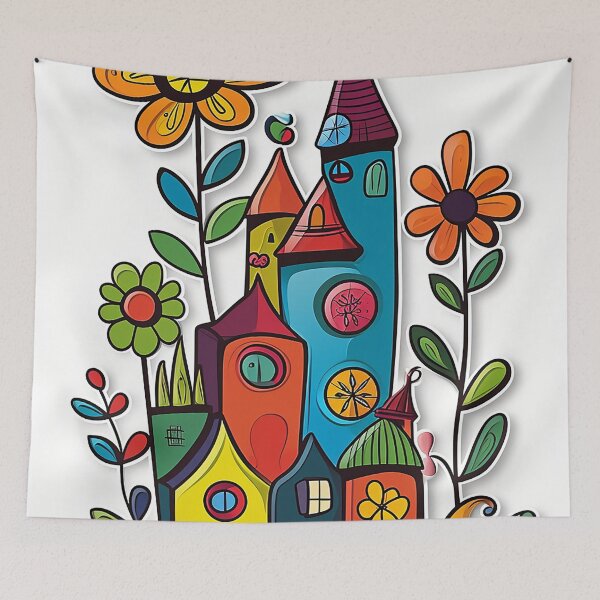 Item preview, Bivaria - Colorful neighborhood (2/8) designed and sold by sabantha.