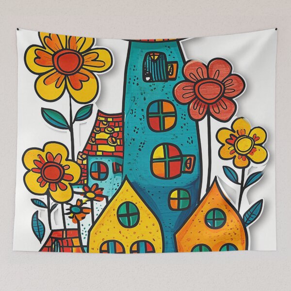 Item preview, Bivaria - Colorful neighborhood (4/8) designed and sold by sabantha.