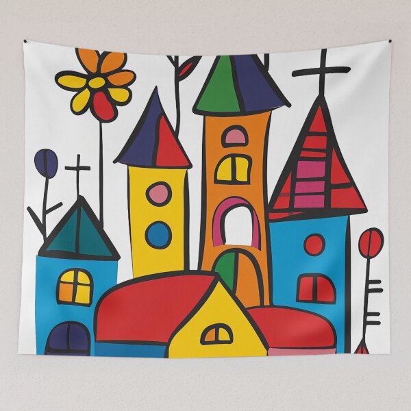 Item preview, Bivaria - Colorful neighborhood (6/8) designed and sold by sabantha.