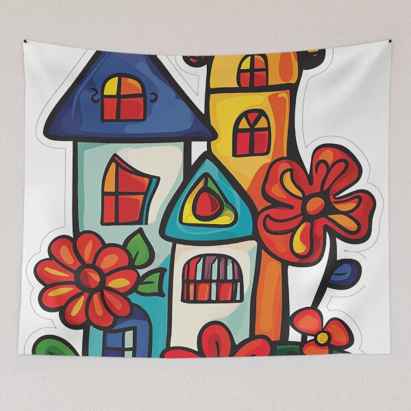 Item preview, Bivaria - Colorful neighborhood (7/8) designed and sold by sabantha.
