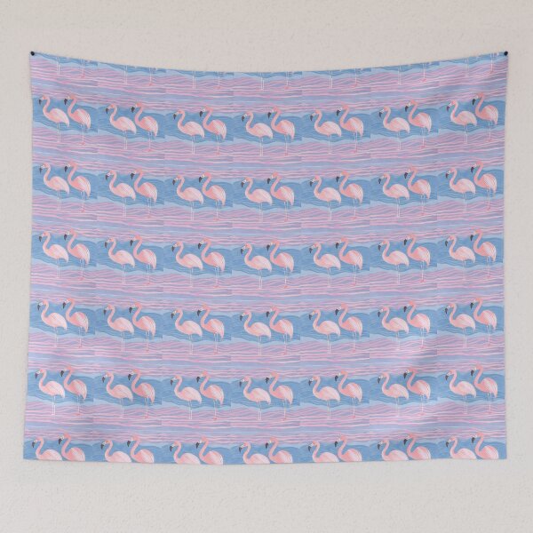 Item preview, Pink flamingos in the Camargue designed and sold by JulieGuidance.