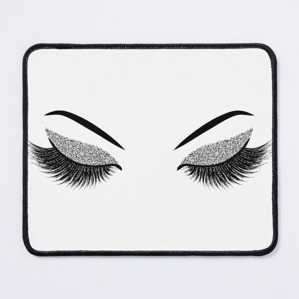 Item preview, Glittery silver lashes designed and sold by sashica.