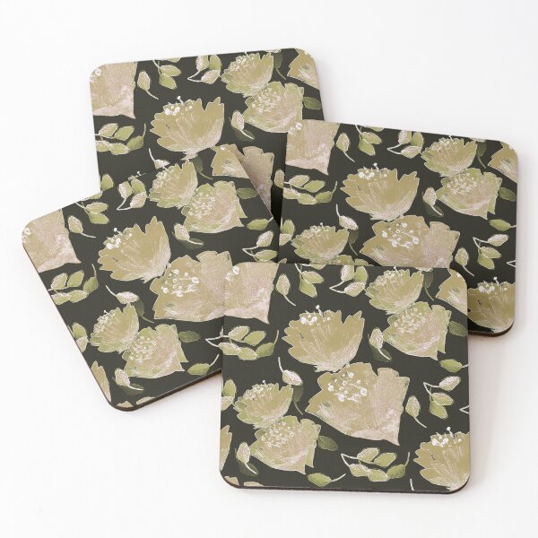 Item preview, Springtime Breeze Blossoms in Beige designed and sold by Artistestella.