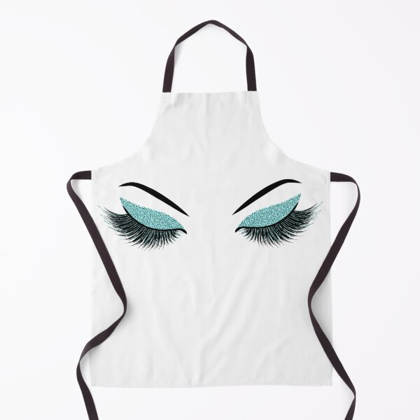 Item preview, Teal lashes with glitter effect designed and sold by sashica.