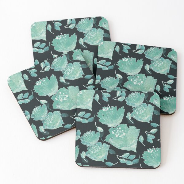 Item preview, Springtime Breeze Blossoms in Green designed and sold by Artistestella.