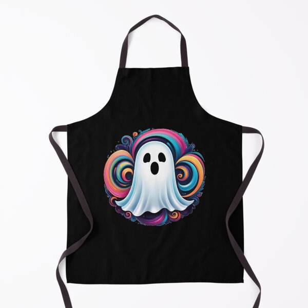 Item preview, a little ghost with colorful swirls designed and sold by Rose Design & Photos.