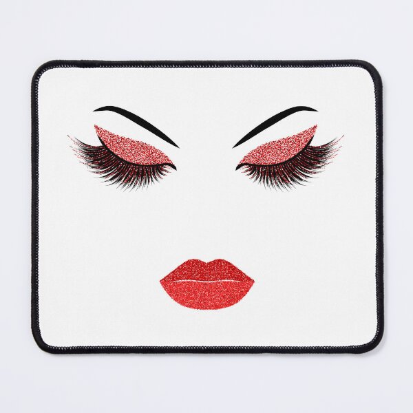 Item preview, Glittery red makeup designed and sold by sashica.