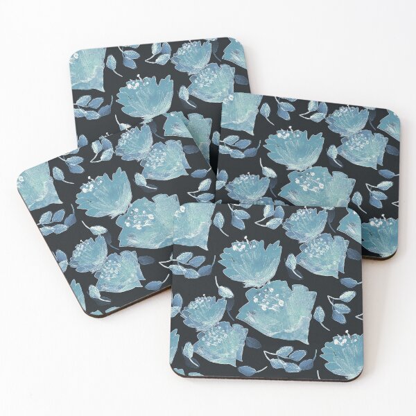 Item preview, Springtime Breeze Blossoms in Aqua designed and sold by Artistestella.