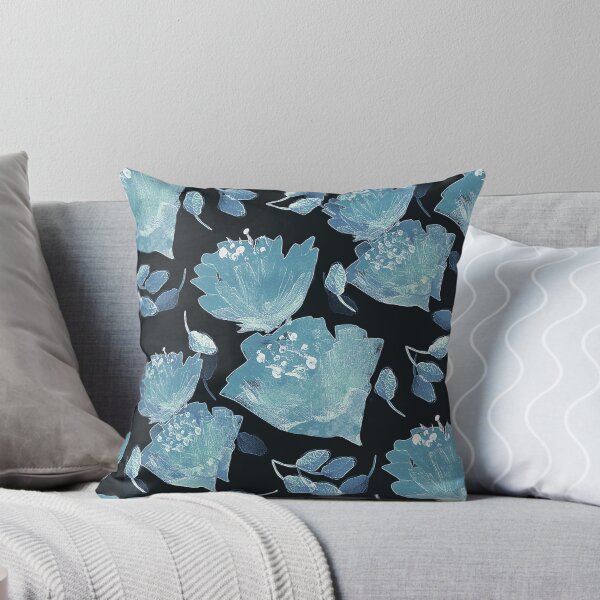 Item preview, Springtime Breeze Blossoms in Aqua designed and sold by Artistestella.