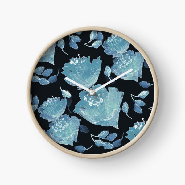 Item preview, Springtime Breeze Blossoms in Aqua designed and sold by Artistestella.