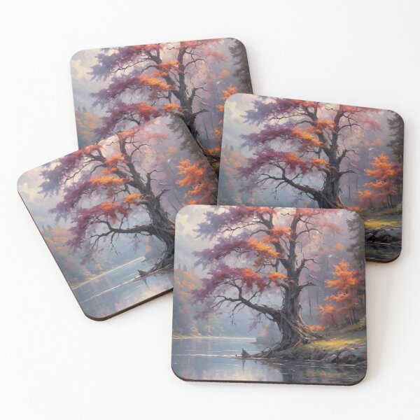 Item preview, Vibrant Tree by Serene Lake designed and sold by ByteyCreatives.