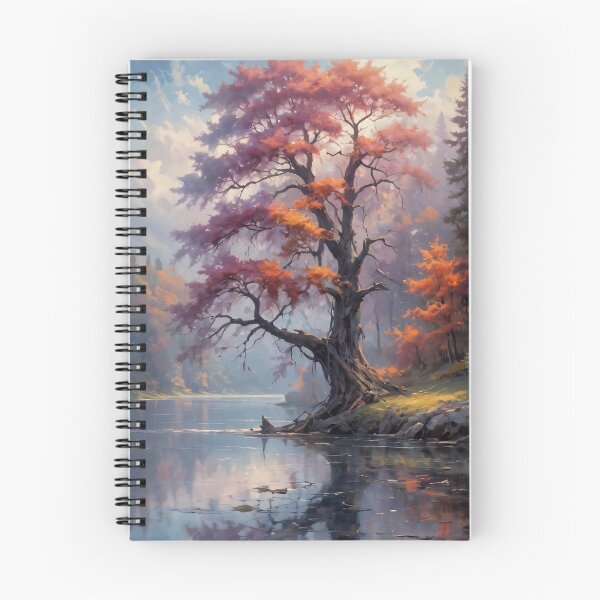 Item preview, Vibrant Tree by Serene Lake designed and sold by ByteyCreatives.