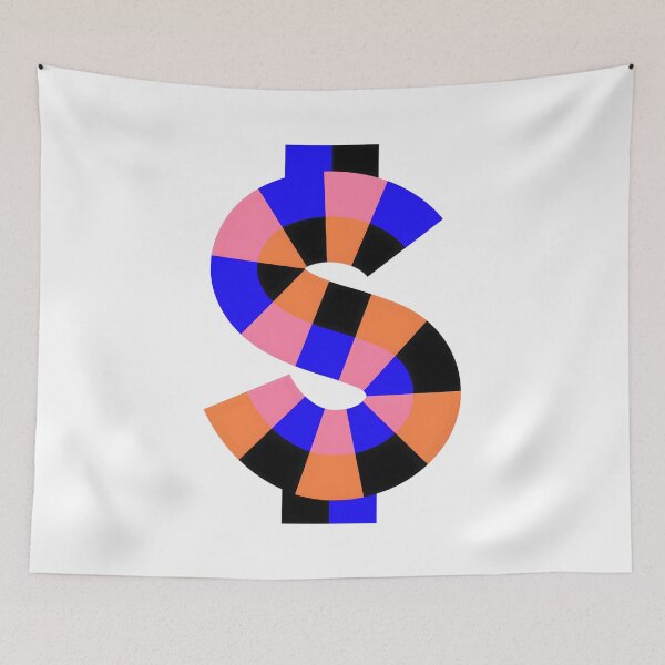 Item preview, $ Stylish Dollar Symbol Design | Money, Finance & Business Art designed and sold by Luxuriously.