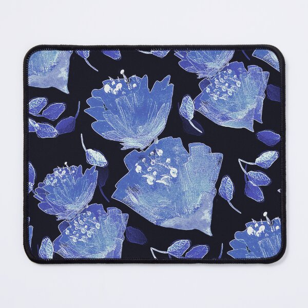 Item preview, Springtime Breeze Blossoms in Blue designed and sold by Artistestella.